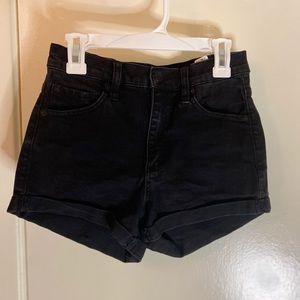 HIGH RISE DENIM SHORTS